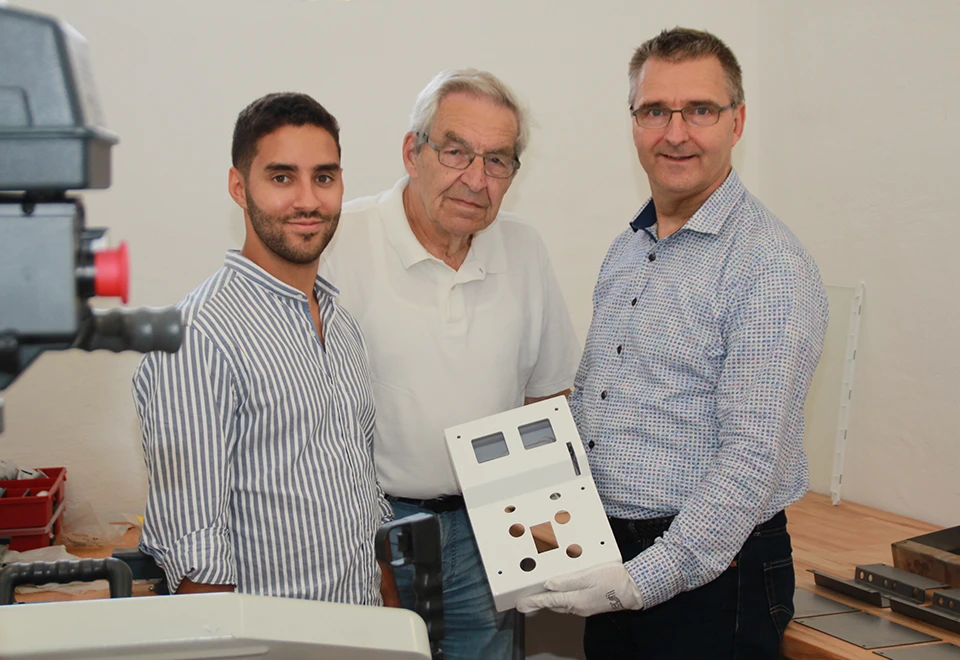 Tube amplifier built by the Kumpf family