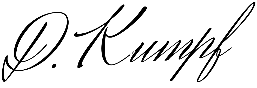 audioCulture - CEO Diethard Kumpf's Signature